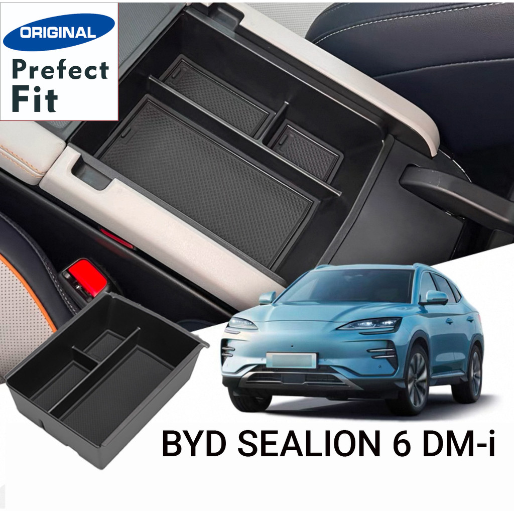 [Perfect Fit] BYD Sealion 6 phụ kiện hộp lưu trữ ô tô Hộp lưu trữ trung tâm phụ kiện ô tô nội thất b