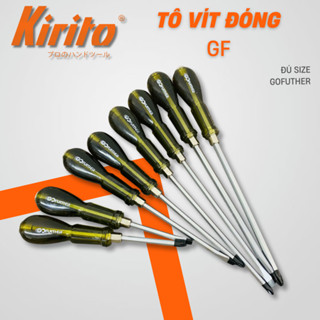  Combo Tô vít đóng Go Futher tô vít đóng dẹp và tô vít đóng bake size 6mm 8mm  -  +  AD TOOLS 