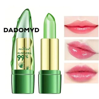 DADOMYD dưỡng môi lô hội, Dụng cụ trang điểm Son dưỡng môi đổi màu chống nhăn, Mỹ phẩm dưỡng ẩm môi nước tạo cảm giác lâu trôi Son môi dạng lỏng dưỡng ẩm cho bé gái