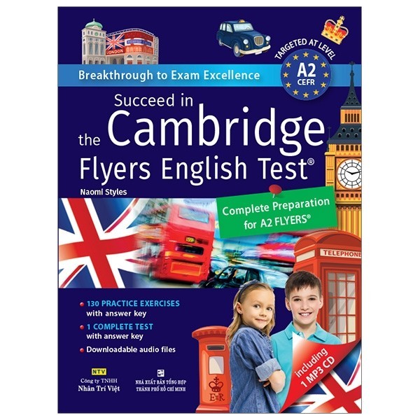 Sách - Succeed In The Cambridge Flyers English Test (Kèm Cd)