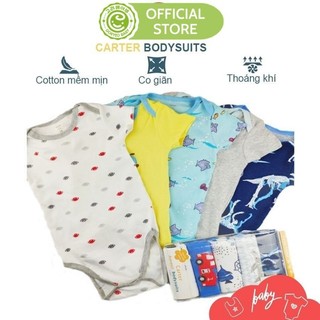 Set 5 Bộ Body Suite Cho Bé Trai Bé Gái Size 3-24m 3,5-13,6kg - Áo Liền Quần Cho Bé