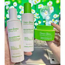 Combo dưỡng da cấp ẩm sâu Green Derm - Dermaphilia - MÈO BEAUTY