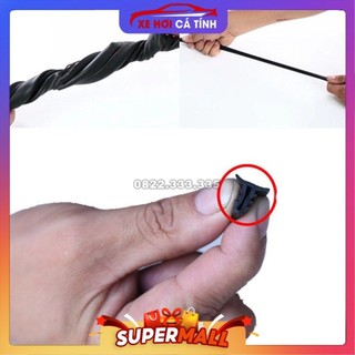 BỘ GIOĂNG CAO SU CHỮ T CHÂN KÍNH LÁI CHO XE HƠI