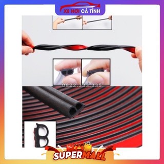 Cuộn 20 mét Gioăng chữ B nẹp cửa ô tô chống ồn chống bụi xe ô tô