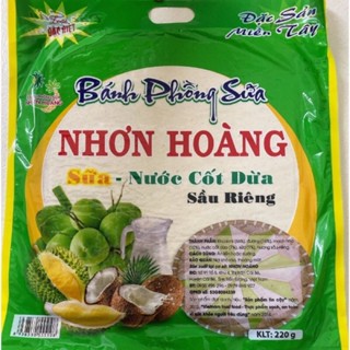  Bánh Phồng Sữa Nhơn Hoàng Hoàng Dung Vị Sữa Dừa Sầu Riêng Lá Dứa 