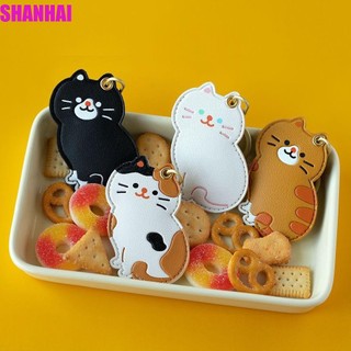 Shanhai calico Móc Khóa Hình Mèo Gừng Hoạt Hình Vui Nhộn Sáng Tạo