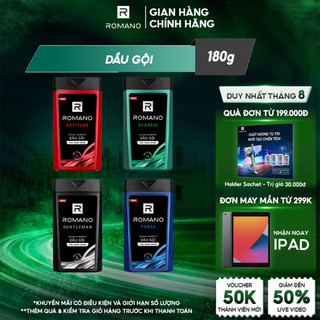 Dầu gội Romano hương nước hoa 180g