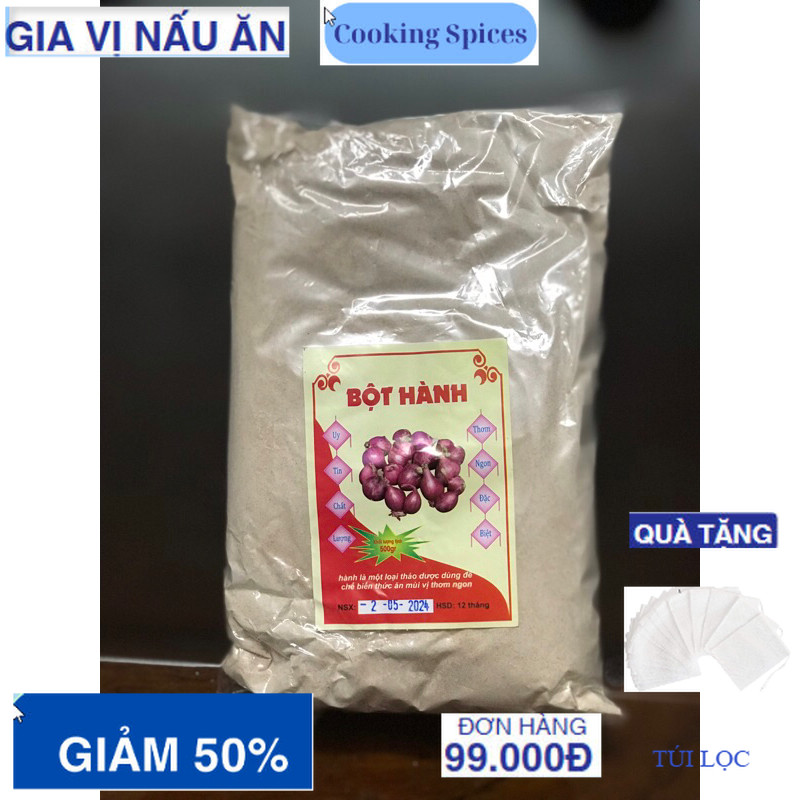 Bột Hành gói 500gr nguyên chất