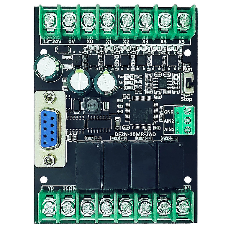 FX1N FX3U FX2N 10MR 14MR 20MR 24MR 30MR 10MT 14MT 20MT 24MT 30MT 2AD RS485 DC 12-24V power supply   