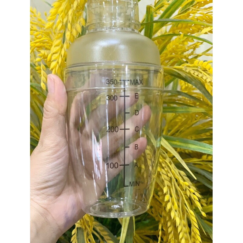 Bình Lắc Shaker Nhựa 350ML - 530ML - 700ML - 1000 ML ( Đã bao gồm nắp ) Gia Dụng CHI HUY
