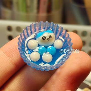   Chiikawa Food Play Tự làm Little Eight Usa Chiji Ika Wah Ice Tangyuan Macaron Cơm nắm