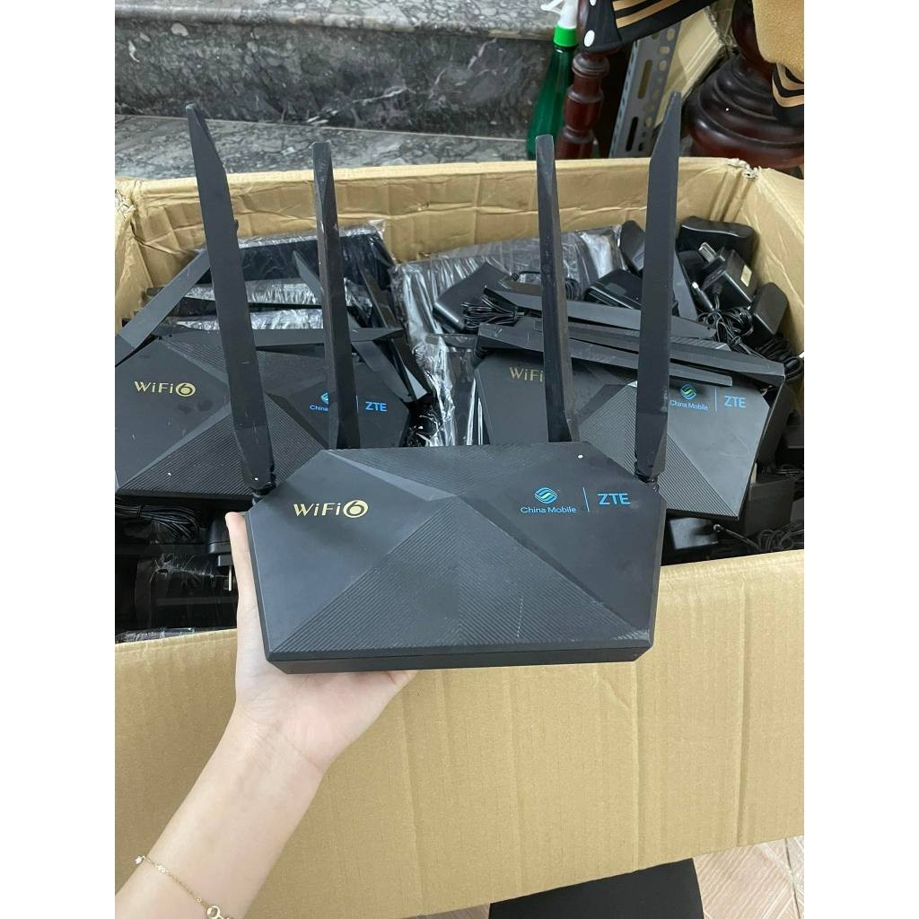 Bộ Phát WiFi 6 ZTE E2615 / E2603 / E1600 E2603 -  Mẫu Wifi 6   Xuyên Tường AX1800 Có Mesh ( Qua sử d