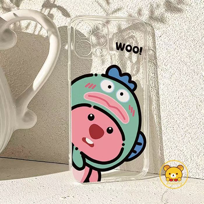 Ốp điện thoại có mũ trùm đầu màu xanh lá cây và vàng hoạt hình cho Xiaomi Civi 5 3 2 1s Mix 4 6X 5X 