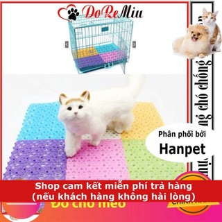  New- Hanpet - Tấm nhựa lót sàn chuồng chống lọt chân- có các khớp nối thành thảm nhựa lớn 