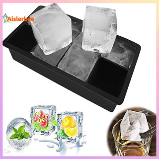 Aislerbee Phát Hành Nhanh 8 Lưới Khay Đá Khối Thực Phẩm Chống Dính Làm Đá Lạnh Cocktail Whisky Trà Cà Phê Silicon Vuông Đá Khuôn Cho Tủ Đông