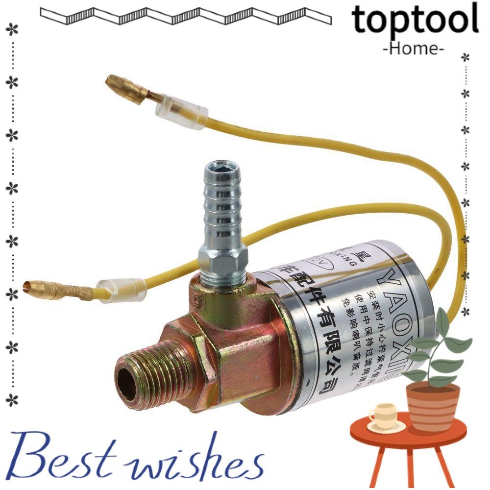 TOPTOOL Horns Air Solenoid Valve, Giao diện 12V 1 / 4 inch Air Horns Van điện từ điện, Bộ điều khiển