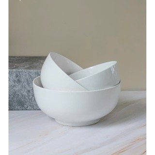 Bát/Tô Sứ Trắng Minh Châu Sâu, Bát Ban Phở, Bún, Tô Canh |7-8| Mta_Mart