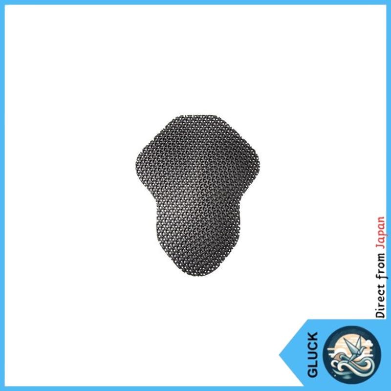 Rough & Road Air Through Spine Pad Black Free Size [Direct from Japan]