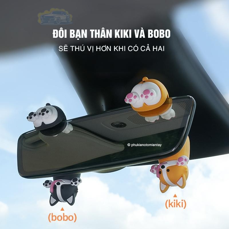 Mô Hình Trang Trí Ô Tô Chó Corgi Chuyển Động – Trang Trí Nội Thất Ô Tô Sáp Thơm Khuếch Tán Hương Thơm 5