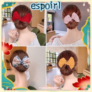 Espoir Băng Đô Kẹp Tóc, Băng Đô Vải Nhiều Màu, Phụ Kiện Tóc Bun In Bun Maker Băng Đô Uốn Nữ