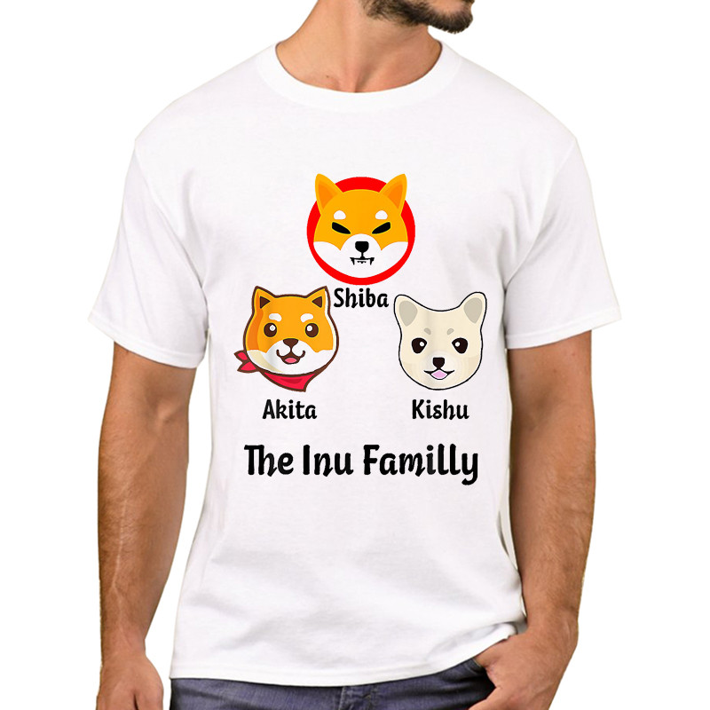 Áo nam Inu Familly Hipster Áo thun ngắn tay Shiba và Akita Inu & Kishu Hodl In hình Áo thun ngộ nghĩ