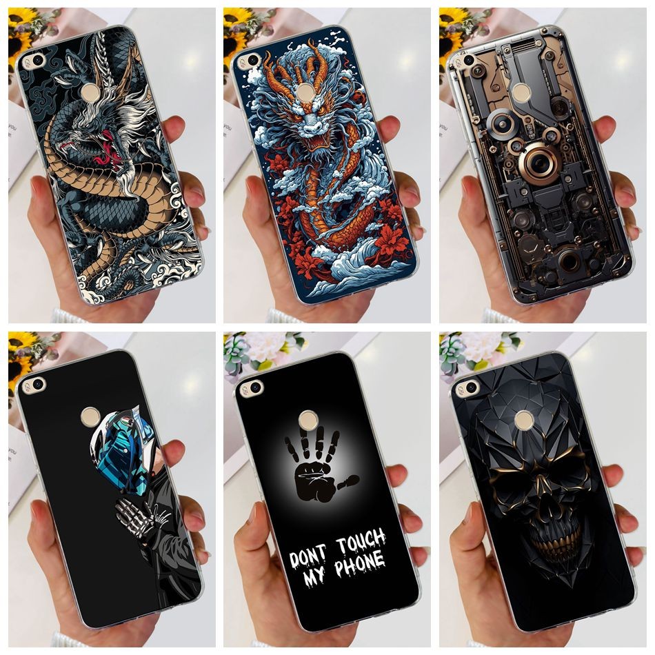 Ốp điện thoại TPU silicon mềm Xiaomi Mi Max 2 Xiaomi Max2 Cool Dragon Pattern Phone Case