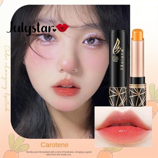 Son môi XRoland Carotene Red Cherry đổi màu, lâu trôi, chống thấm nước, nhẹ và mịn, làm trắng môi, thích hợp cho tiệc sinh viên, phụ nữ, mỹ phẩm ღ Trang điểm lấp lánh cho cô gái hồng