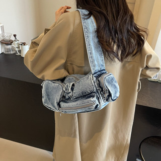 Độc đáo Nhiều Túi Nách Túi Nữ Phong Cách Mới Vintage Túi Xách Denim Thời Trang Và Đa Năng Túi Đeo Vai Dung Tích Lớn Túi Đeo Ngang