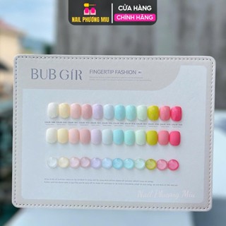 Set Sơn Gel BUBGIR 12 Màu Tông Pastel Số 85 Làm Nail Cao Cấp, Tặng Bảng Màu Chính Hãng, Bền Màu, Đặc Mướt, Tạo Xu Hướng