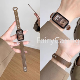 Dây Da Cho Redmi Watch 2 Dây Đeo Cổ Tay Có Thể Thay Thế Cho Xiaomi Mi Band 8 Active Watchband Đồng Hồ Dây Đeo Thể Thao Accessoeies