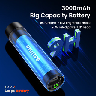 Đèn pin Philips EDC SFL2202 Làm mờ vô cấp 4 chế độ