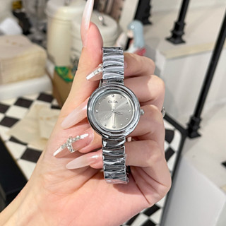 [CILOA]đồng hồ nữ chính hãng cao cấp dây đồng hồ thép mặt nhỏ đẹp thạch anh đồng hồ đeo tay nữ 613