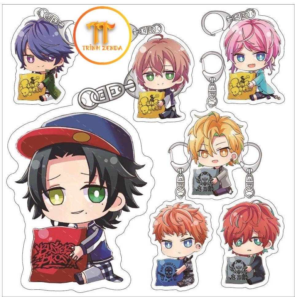 Móc Khóa Micro Ichima Ichiro Erlang Saburo Bicoffin Khắc Hình Ngựa Trái Bằng Acrylic - zenda