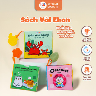 Đồ chơi Sách vải Ehon Tương Tác Cho Bé 0-12 Tháng [bookhouse-170]