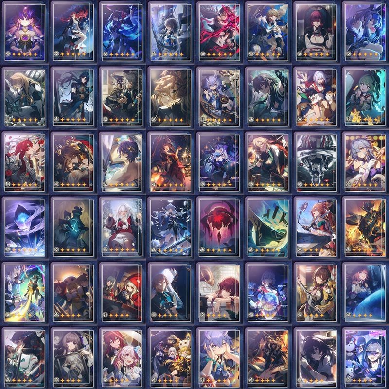 60 Cái / gói Trò Chơi Anaxagoras Castorice Tribios Aglaea The Herta Sunday Boothill Gallagher Sparkl