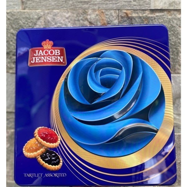 Bánh quy Jacob Jensen Hộp thiếc vuông 360gr