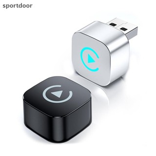   sportoutdoor  Bộ chuyển đổi Carplay không dây có đèn báo động cho Android Auto 2in1 Hộp AI có dây sang không dây Kết nối USB cho xe tải  out  