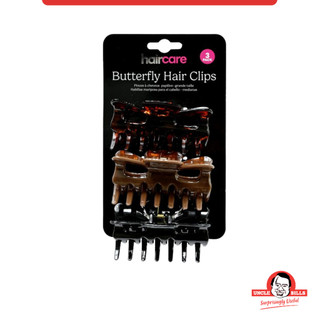 Set 3 Kẹp Tóc UNCLE BILLS Hình Bướm AH0079