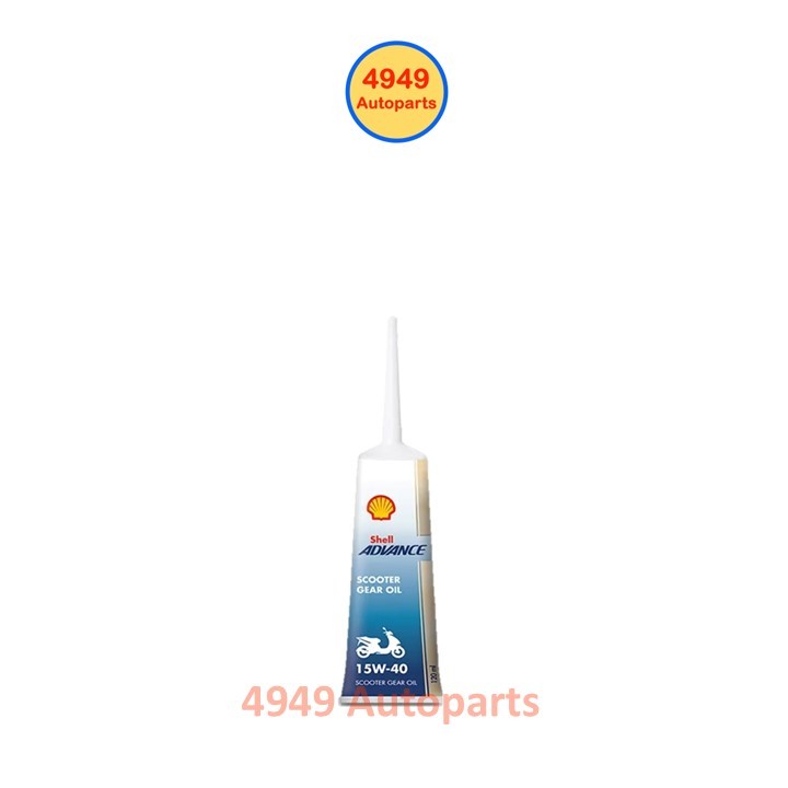 Dầu bánh răng xe tay ga Shell Advance 15W-40 15W40 120ml 1 ống