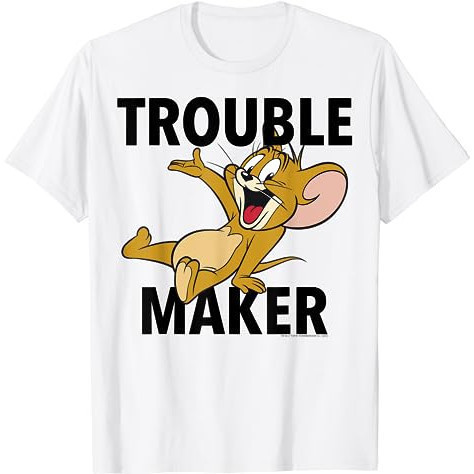 Áo thun người lớn Tom And Jerry Trouble Maker Portrait