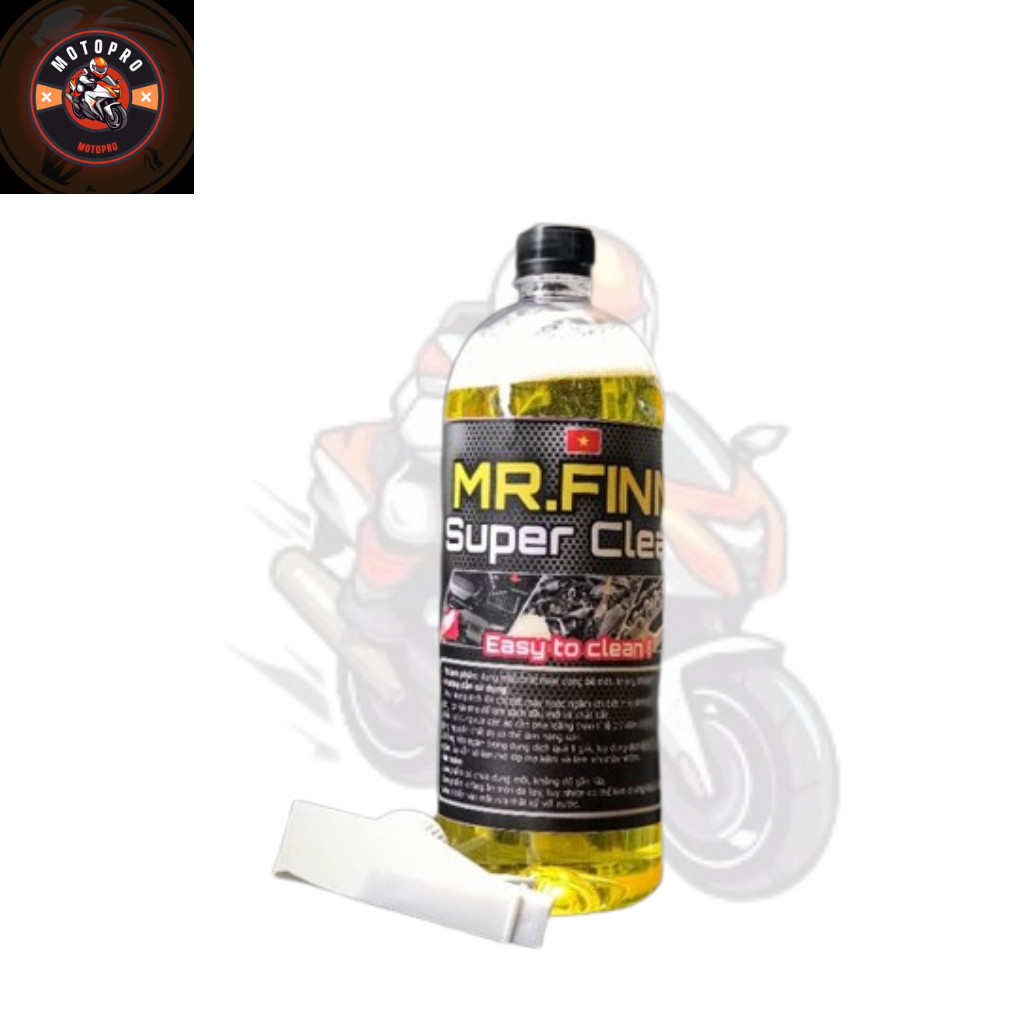 [Tặng Bàn Chải] Dung dịch tẩy rửa ĐA NĂNG Mr.Finn dành cho oto, xe máy chai 1 lít