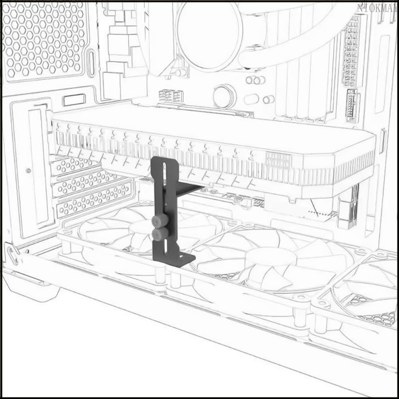 NIOK GPU Hỗ trợ Giá đỡ GPU Giá đỡ GPU Có thể điều chỉnh GPU Sags Giá đỡ Card đồ họa