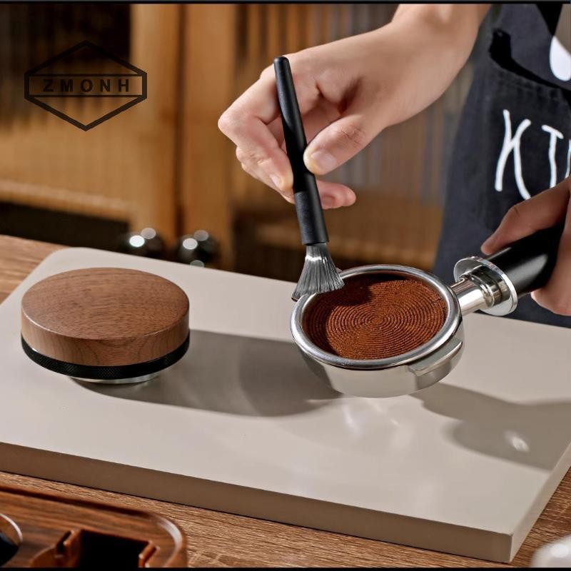 Bàn chải làm sạch máy xay cà phê ZMONH Bàn chải làm sạch bột cà phê Bộ bàn chải pha cà phê Barista T
