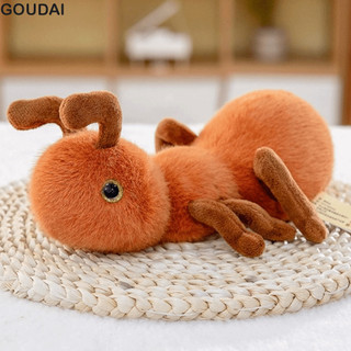 Đồ chơi nhồi bông động vật GOUDAI, Đồ chơi nhồi bông hình con kiến Lilttle sống động như thật 20cm, Búp bê Kitty Thú nhồi bông PP Cotton Kawaii Ant Sang trọng Búp bê trẻ em gái