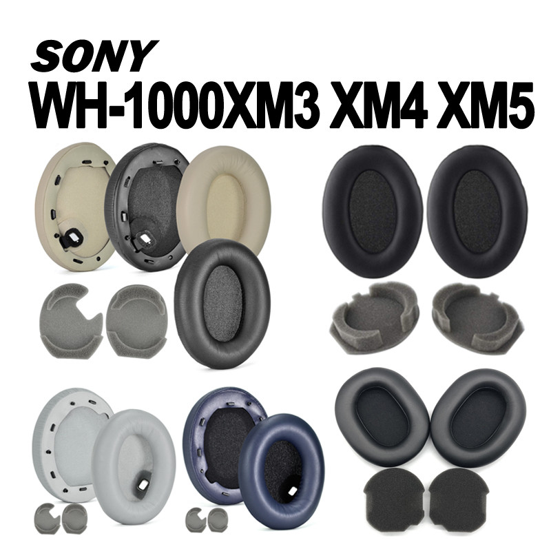 1 Cặp Tai Nghe Miếng Đệm Tai Nghe Cho Sony WH-1000XM4 WH-1000XM3 WH-1000XM5 Tai Nghe Earpads Đệm Bịt