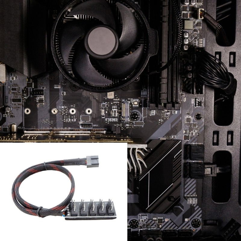 ANN Thermals Adaptives 5 Fan Splitter Thiết kế cáp hàn cho những người đam mê PC