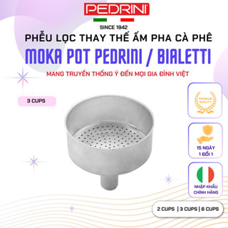 Phễu Lọc Thay Thế Cho Ấm Pha Cà Phê Moka Pot Pedrini và Bialetti Nhập Khẩu Ý Chính Hãng - Loại 3Cups