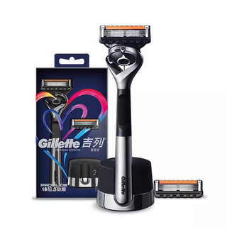 Dao cạo thủ công lưỡi dao 5 lớp Gillette Fusion 5 ProGlide Premiul Edition có đế từ tính
