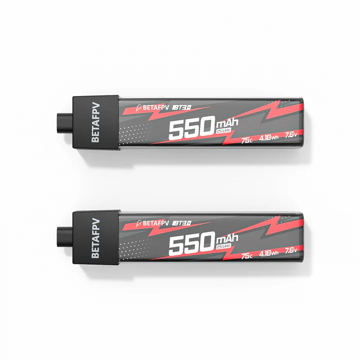 BETAFPV LAVA BT3.0 550mAh 2S Battery (2PCS)