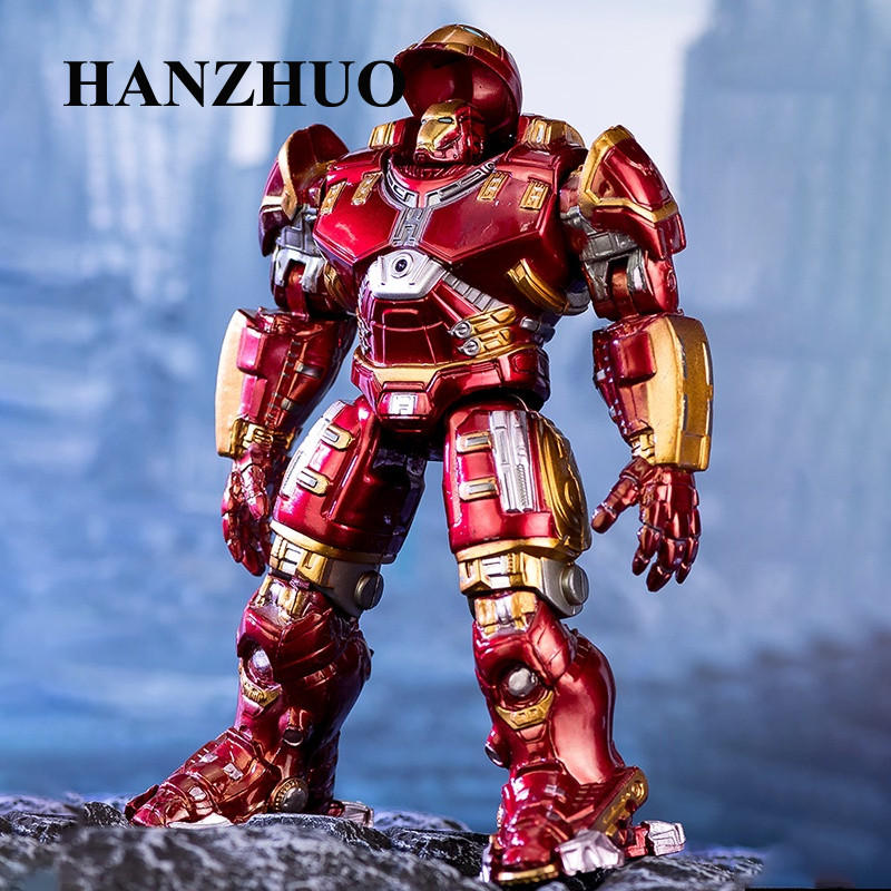Đồ chơi mô hình linh hoạt siêu anh hùng Người Sắt Hulk có thể cử động có đèn LED